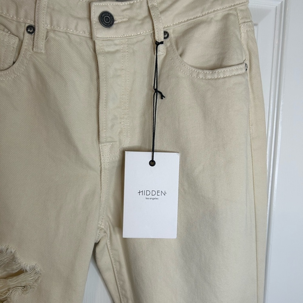 Hidden Los Angeles Tracey high rise straight Distressed Jeans - Picture 8 of 10
